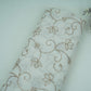 White Dyeable Sequins embroidery Malai Chanderi Fabric VF-32233