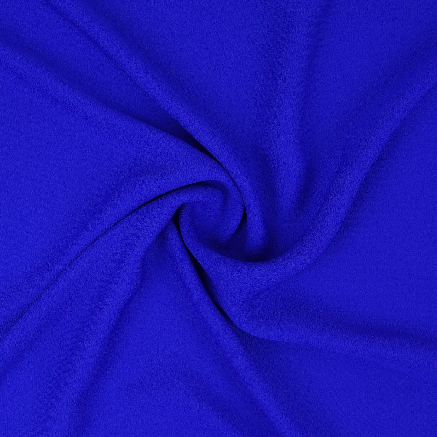 Royal Blue Solid Double Georgette Fabric LID-08