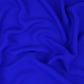 Royal Blue Solid Double Georgette Fabric LID-08