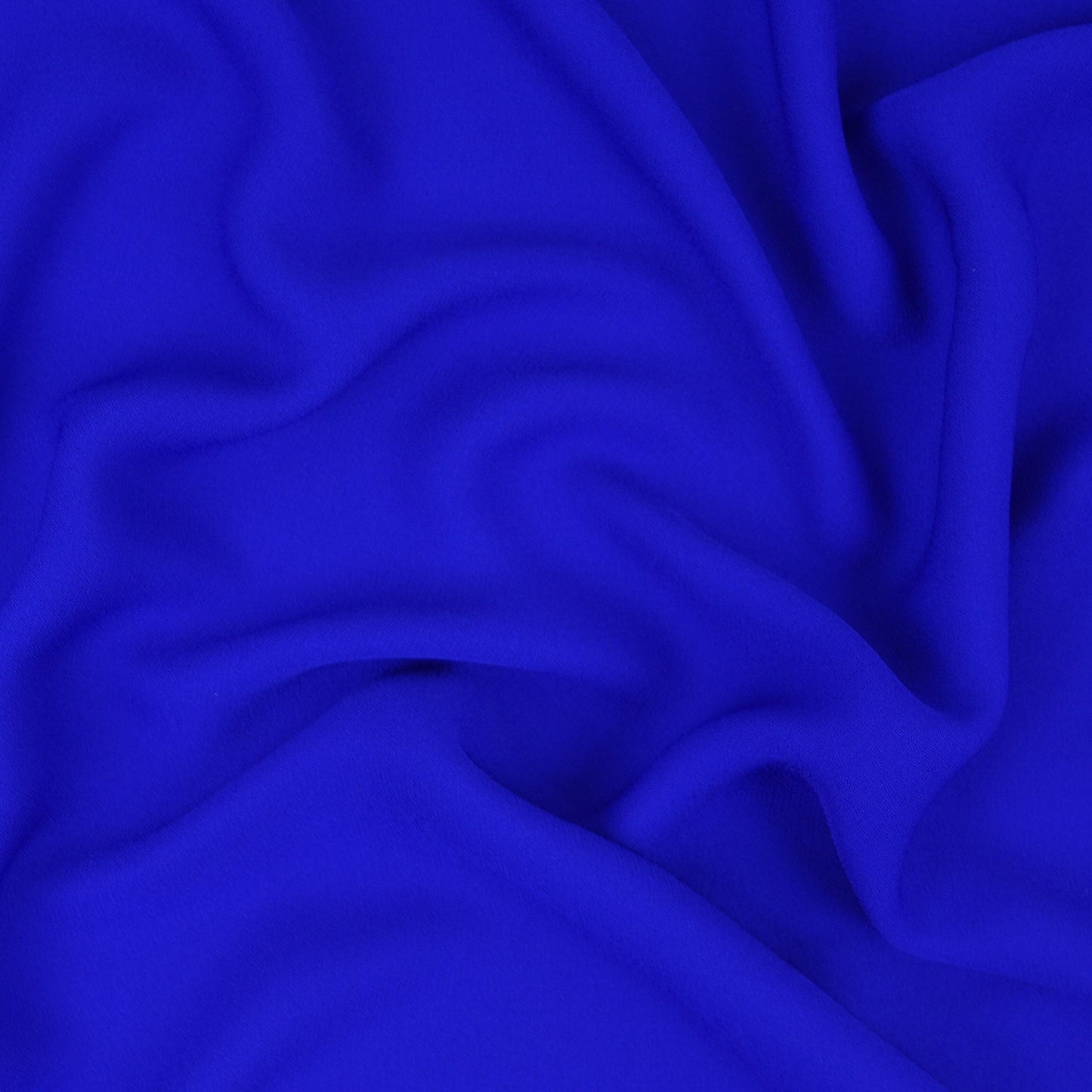 Royal Blue Solid Double Georgette Fabric LID-08