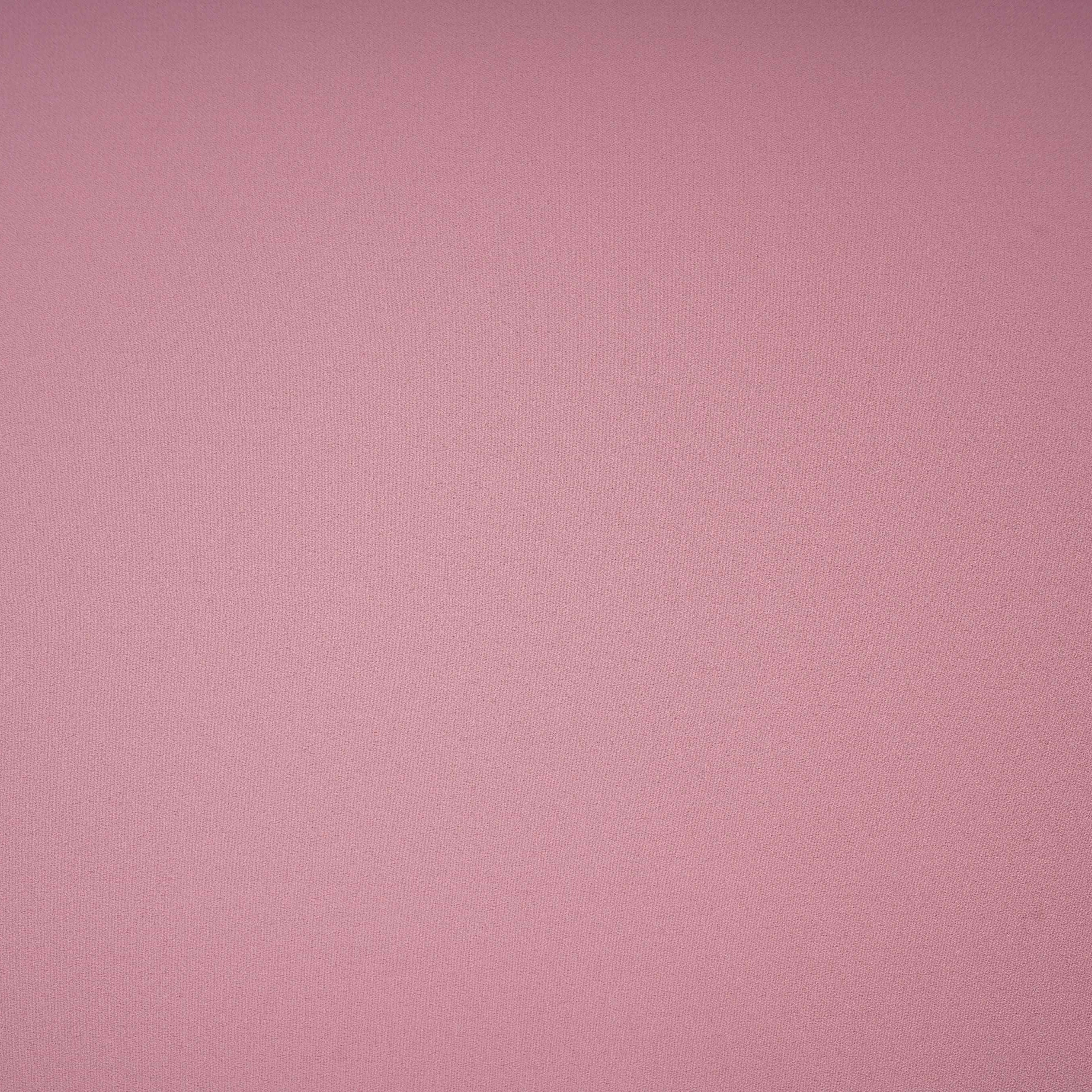 Pink Solid Double Georgette Fabric LID-15 - TradeUNO