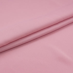 Pink Solid Double Georgette Fabric LID-15 - TradeUNO