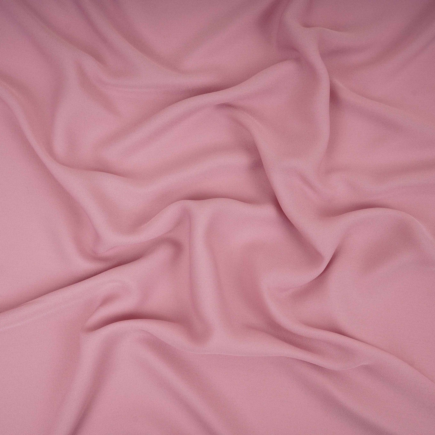 Pink Solid Double Georgette Fabric LID-15