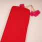 Red Solid Double Georgette Fabric LID-10