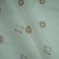 White Dyeable Sequins Embroidery Malai Chanderi Fabric VF-32325