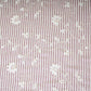 Light Grey Stripes Floral Embroidery South Cotton Fabric ZA-30584