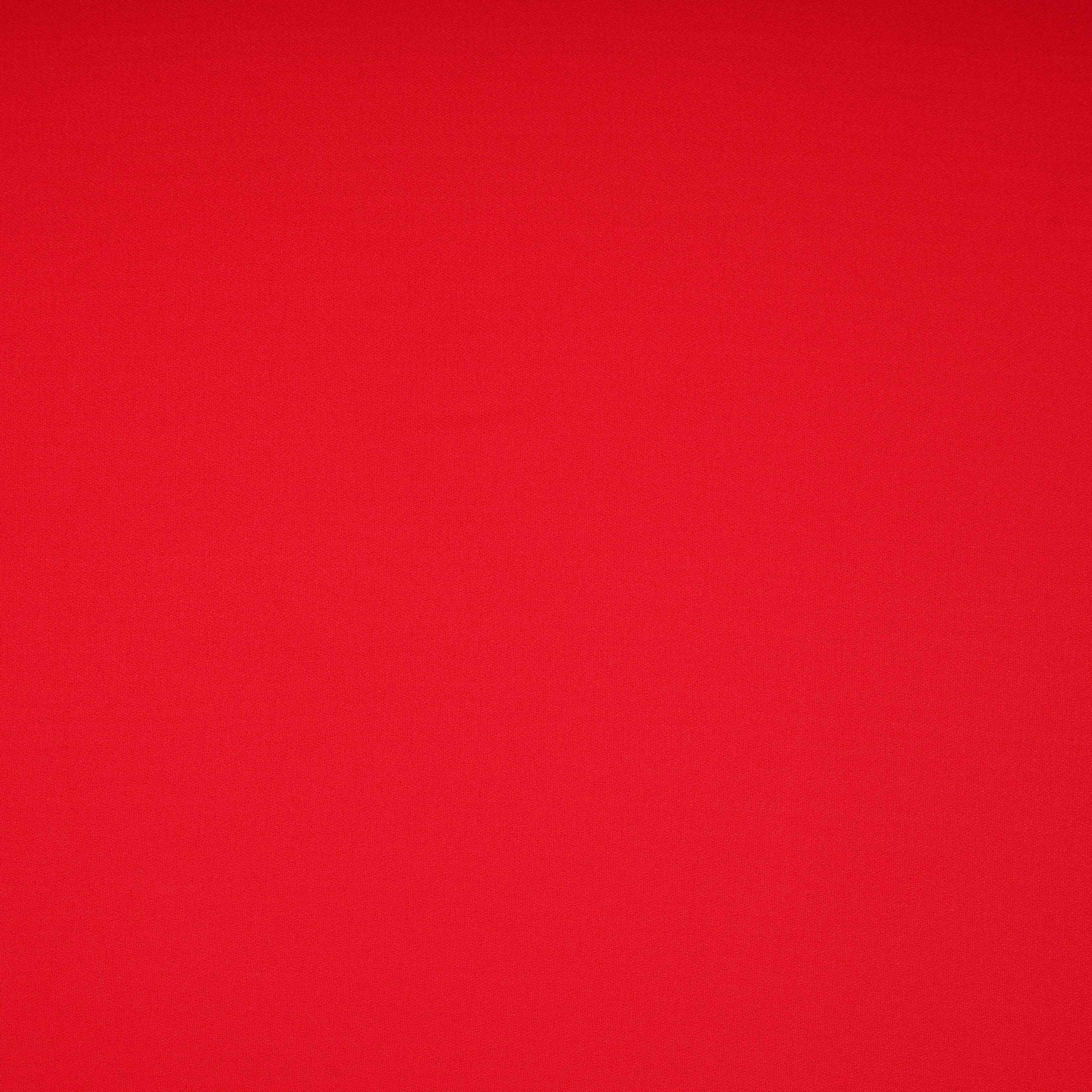 Red Solid Double Georgette Fabric LID-10 - TradeUNO