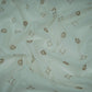 White Dyeable Sequins Embroidery Malai Chanderi Fabric VF-32325
