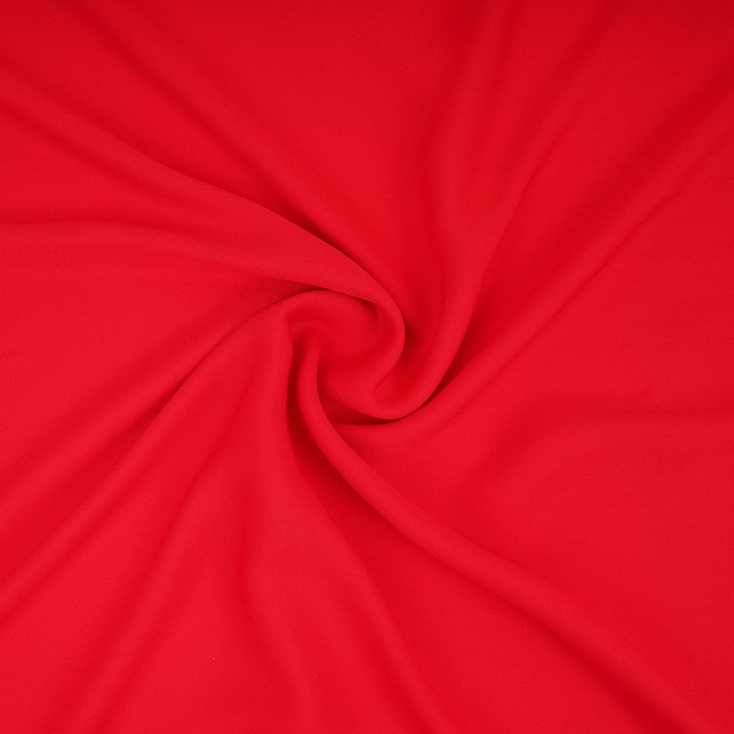 Red Solid Double Georgette Fabric LID-10