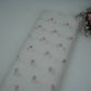 White Dyeable Geometrical Sequins Embroidery Malai Chanderi Fabric VF-32321