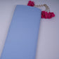 Sky Blue Solid Double Georgette Fabric LID-04