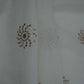 White Sequins embroidery Chinon Fabric VF-32279