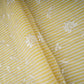 Light Yellow Stripes Floral Embroidery South Cotton Fabric ZA-30583