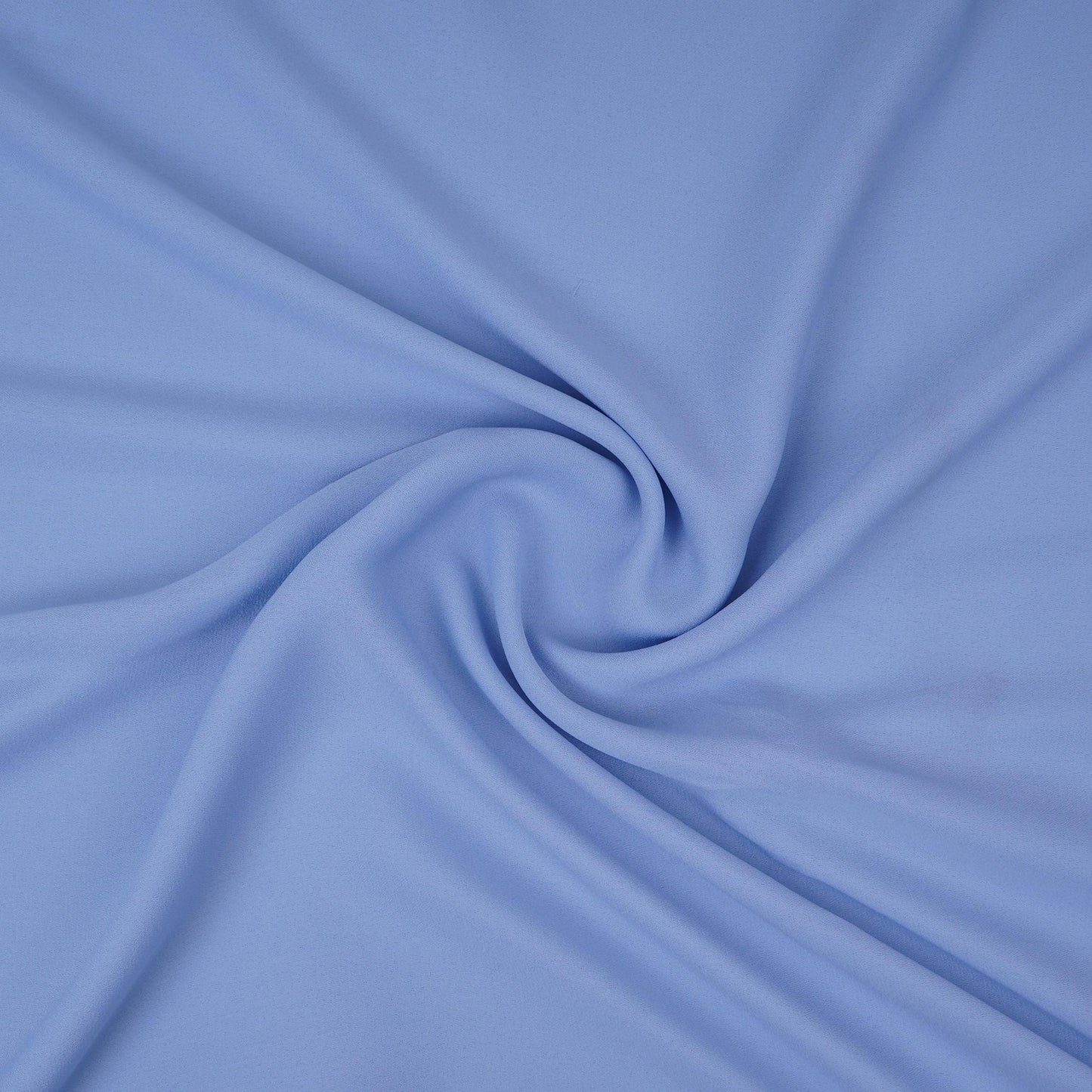 Sky Blue Solid Double Georgette Fabric LID-04