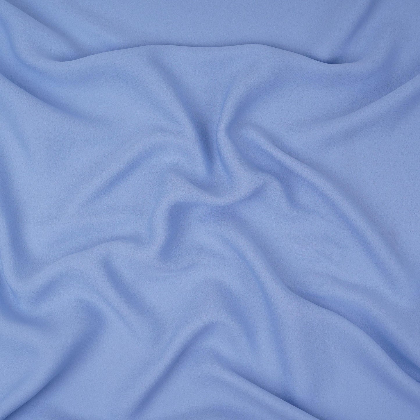 Sky Blue Solid Double Georgette Fabric LID-04