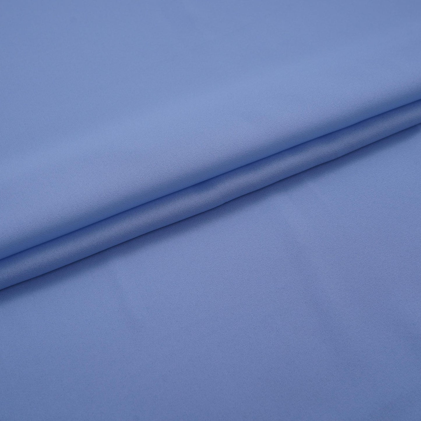 Sky Blue Solid Double Georgette Fabric LID-04