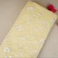 Light Yellow Stripes Floral Embroidery South Cotton Fabric ZA-30583