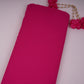Rani Pink Solid Double Georgette Fabric LID-05
