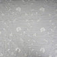 Grey Stripes Floral Embroidery South Cotton Fabric ZA-30586