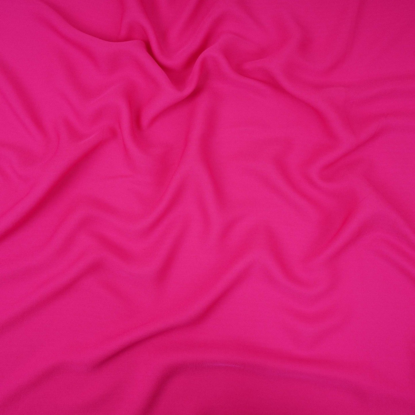 Rani Pink Solid Double Georgette Fabric LID-05