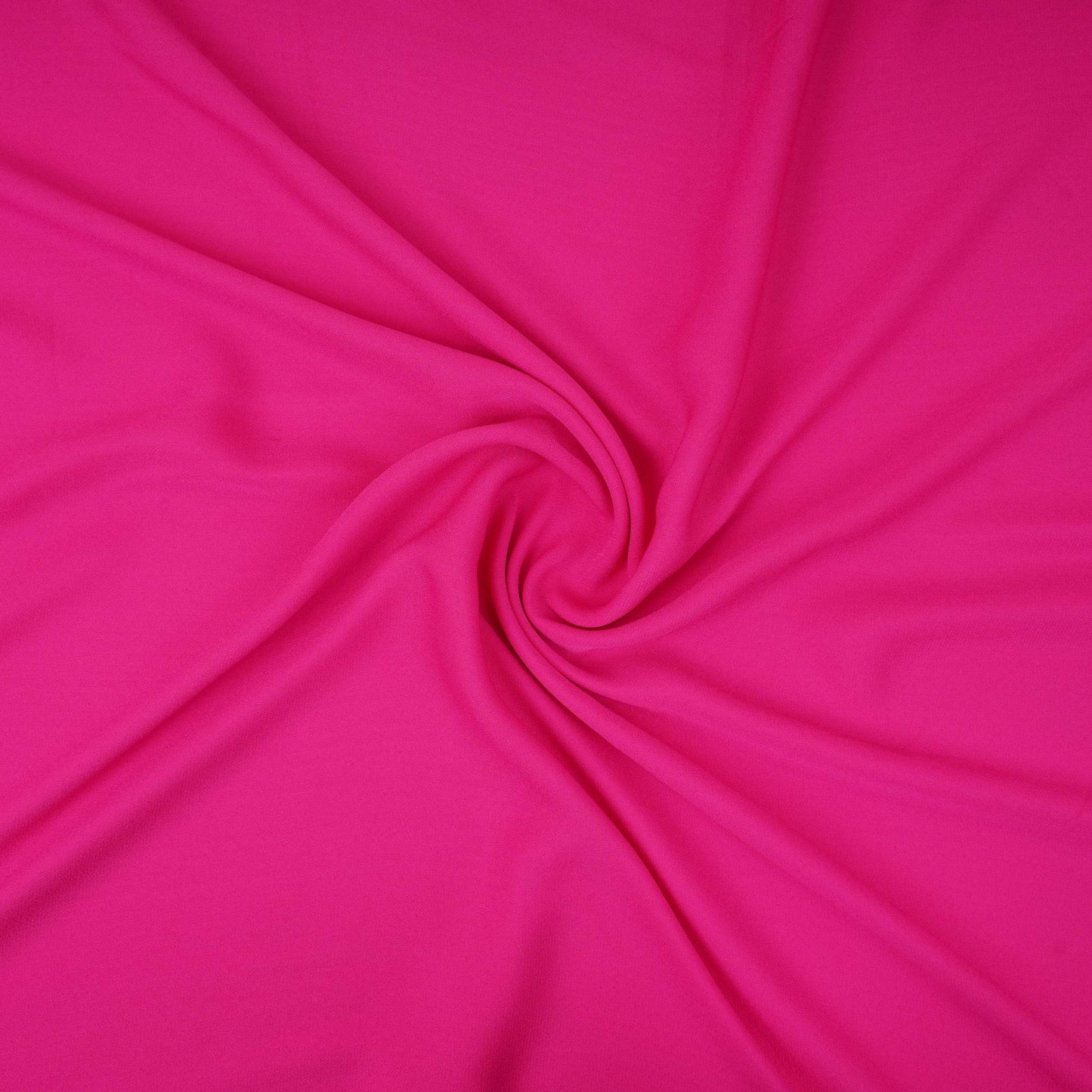 Rani Pink Solid Double Georgette Fabric LID-05