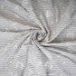 Grey Stripes Floral Embroidery South Cotton Fabric ZA-30586