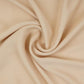 Cream Solid Double Georgette Fabric LID-14