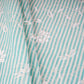 Purple Stripes Floral Embroidery South Cotton Fabric ZA-30588
