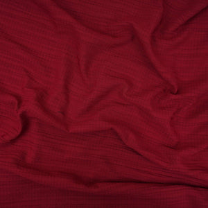Red Solid Crushed Poplin LI-32164 - TradeUNO