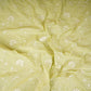 Green Stripes Floral Embroidery South Cotton Fabric ZA-30580