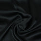 Black Solid Roman Silk Fabric PFM-05