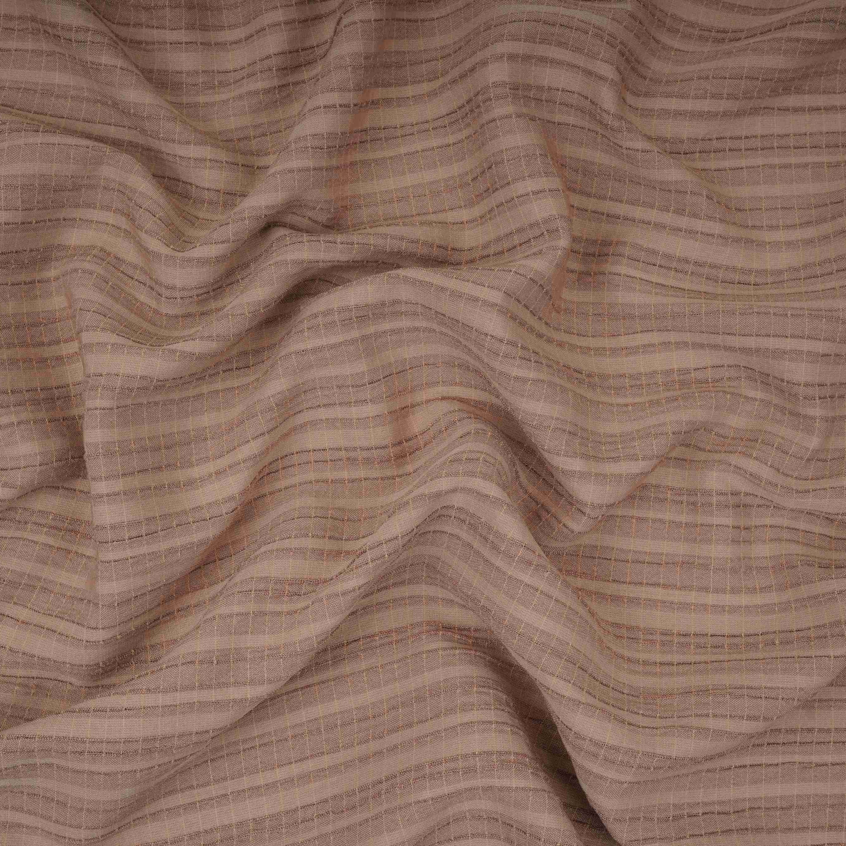 Beige Solid Crushed Poplin LI-32159 - TradeUNO