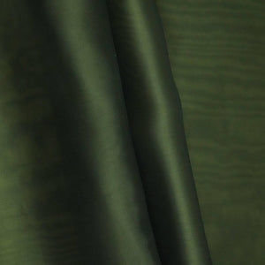 Olive Green Solid Roman Silk Fabric PFM-10 - TradeUNO