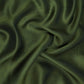Olive Green Solid Roman Silk Fabric PFM-10