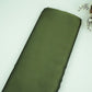 Olive Green Solid Roman Silk Fabric PFM-10