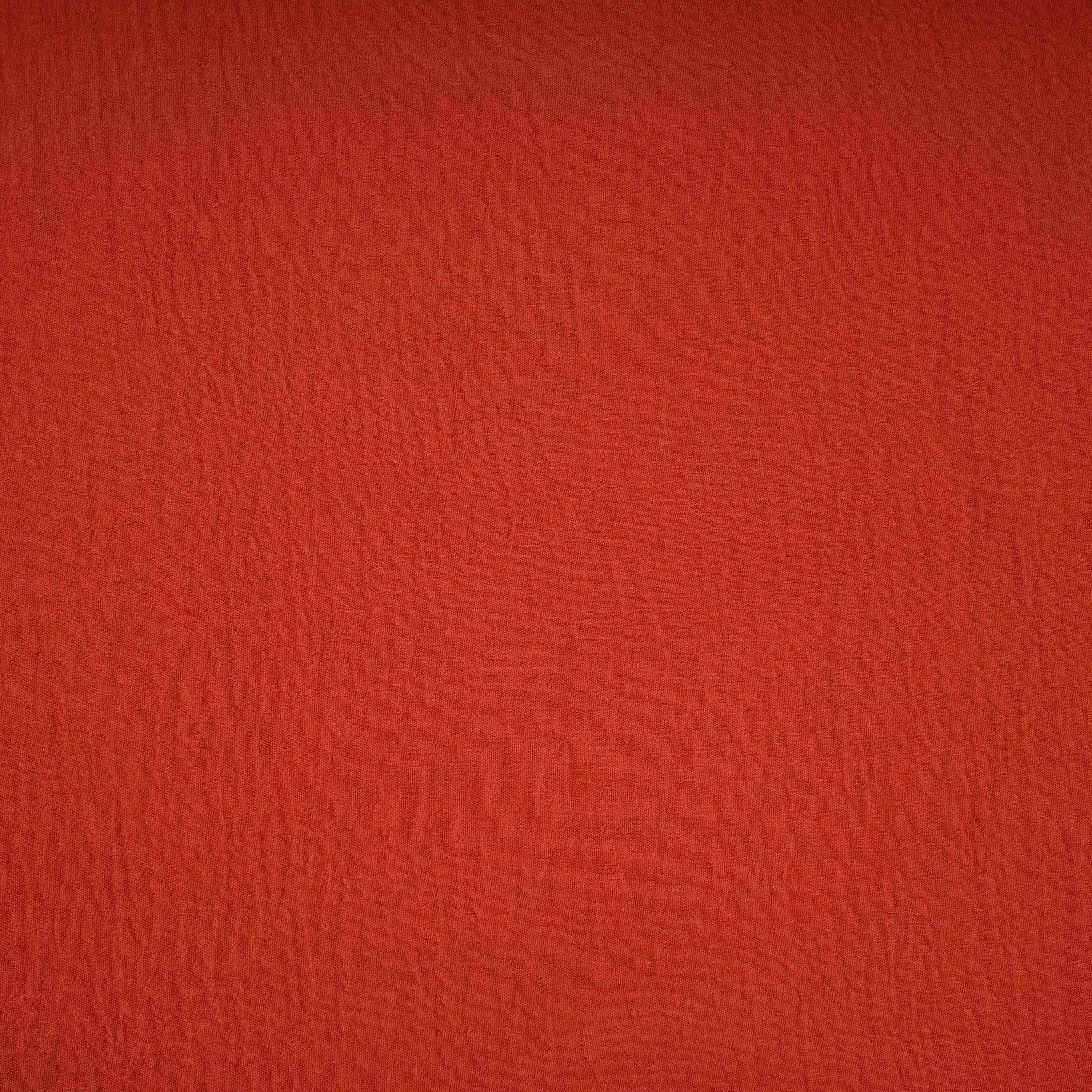 Rust Red Solid Chinnon Lycra Fabric LI-32157 - TradeUNO