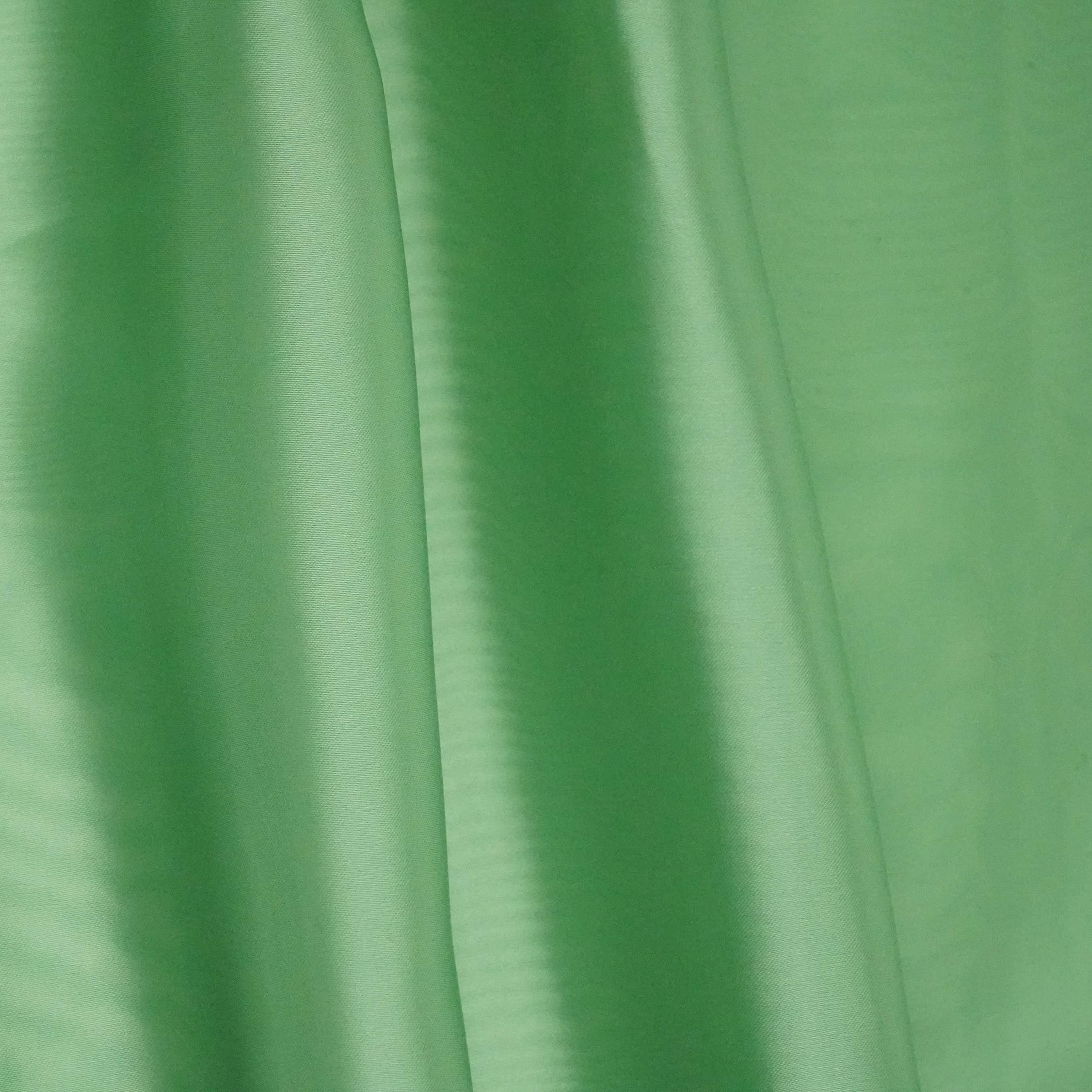 Sage Green Solid Roman Silk Fabric PFM-15 - TradeUNO