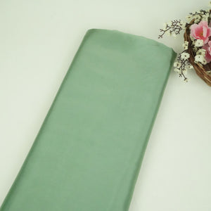 Sage Green Solid Roman Silk Fabric PFM-15 - TradeUNO