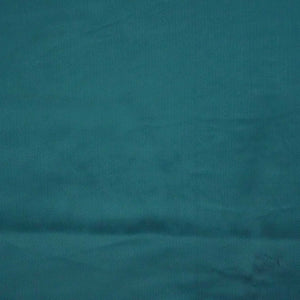 Teal Blue Solid Roman Silk Fabric PFM-03 - TradeUNO