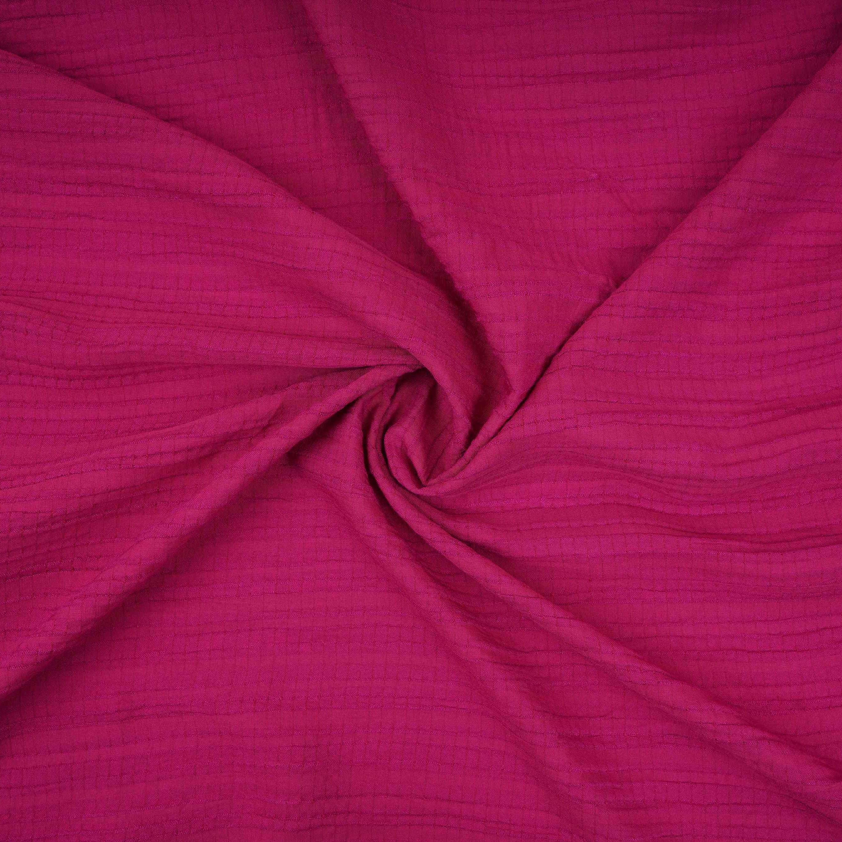 Pink Solid Crushed Poplin LI-32158 - TradeUNO