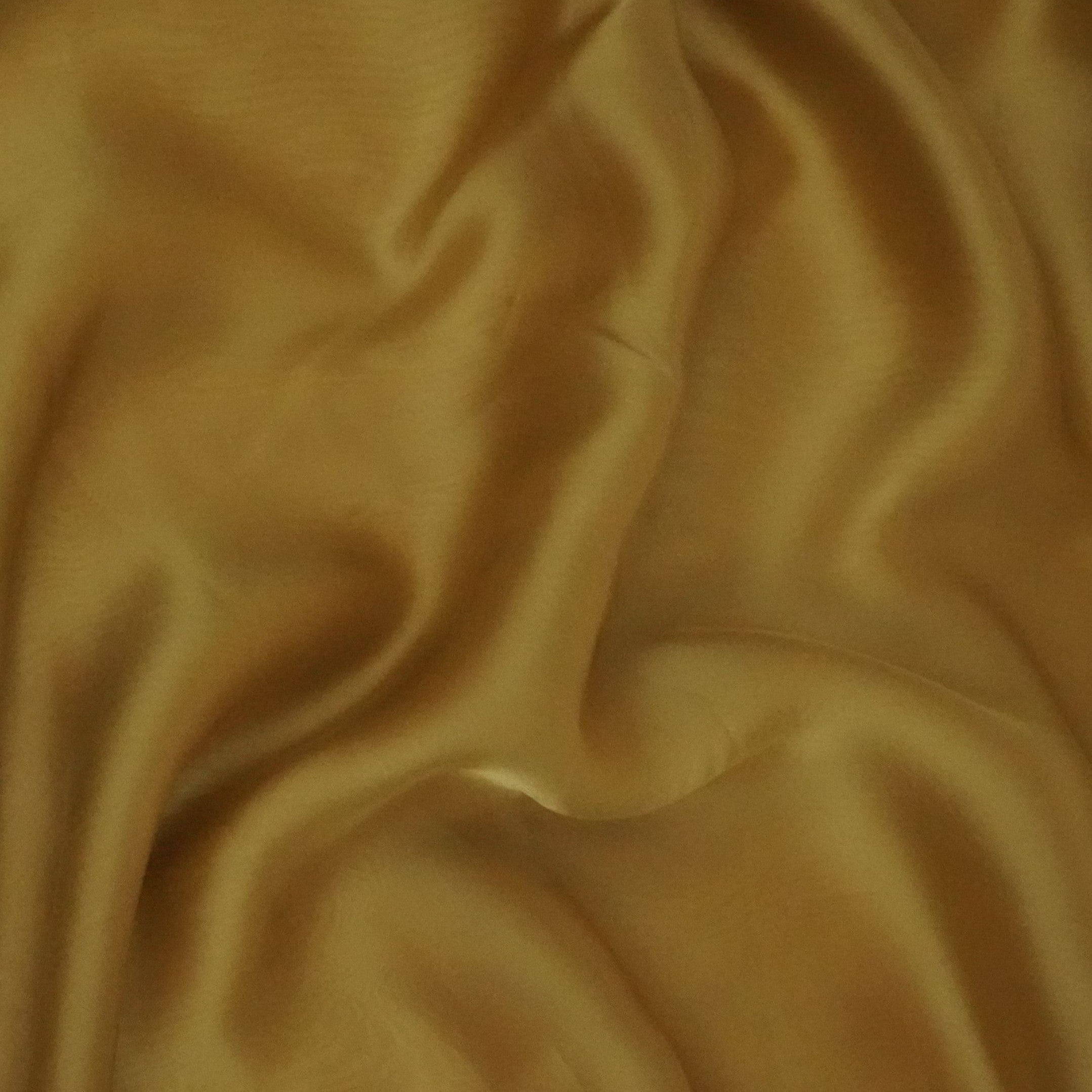 Brown Solid Roman Silk Fabric PFM-09 - TradeUNO