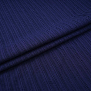 Navy Blue Solid Crushed Poplin LI-32165 - TradeUNO