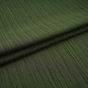 Olive Green Solid Crushed Poplin LI-32162 - TradeUNO
