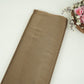 Light Brown Solid Roman Silk Fabric PFM-07