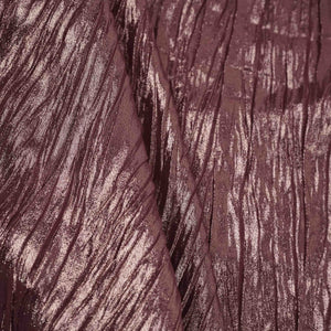 Lavender Pleated Golden Foil Chiffon Fabric LI-33893 – image 4 of 4