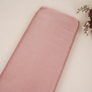 Peach Solid Roman Silk Fabric PFM-16 - TradeUNO