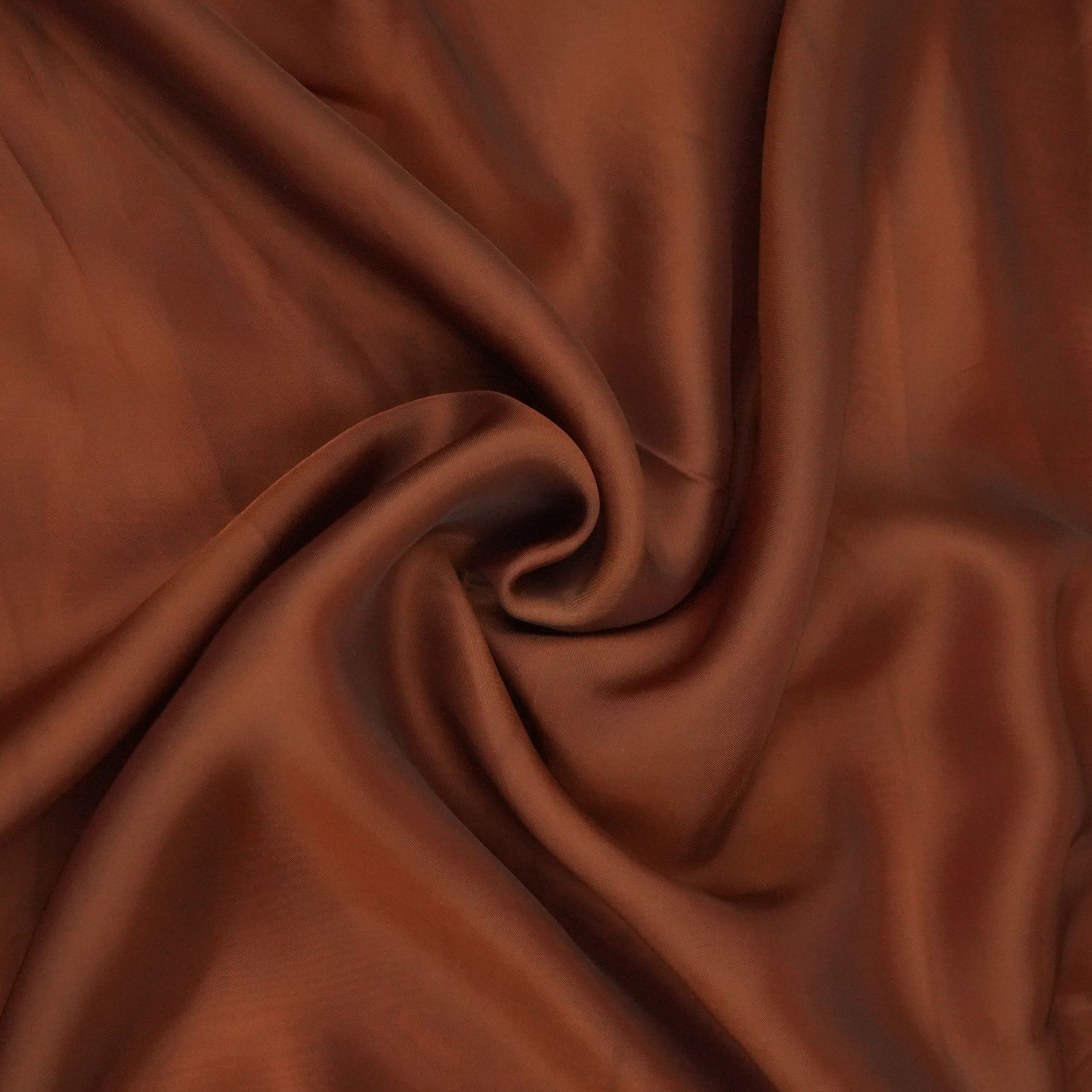 Espresso Brown Solid Roman Silk Fabric PFM-14 - TradeUNO