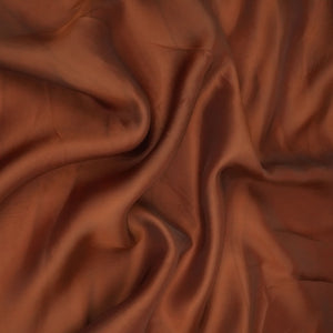 Espresso Brown Solid Roman Silk Fabric PFM-14 - TradeUNO