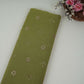 Light With Dark Green 4D Sequins Embroidery Malai Chanderi Fabric VF-32315