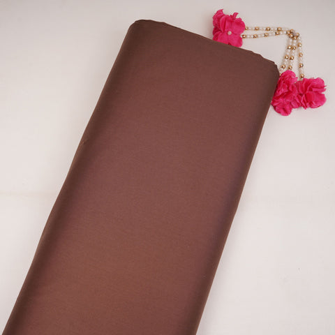 Brown Solid Giza Cotton Fabric TFG-12